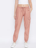 Regular Fit Women Multicolor Trousers Brick