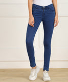 Skinny Women Grey Jeans Azure